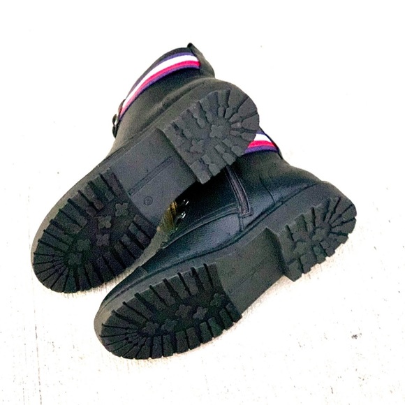 NWT Tommy Hilfiger Black Lavo 2 Moto Combat Boots - Picture 9 of 14